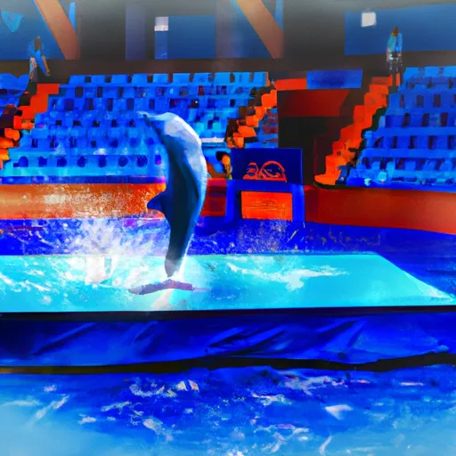 Bild av delfinarium