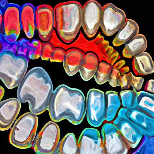 Bild av hacka tänder